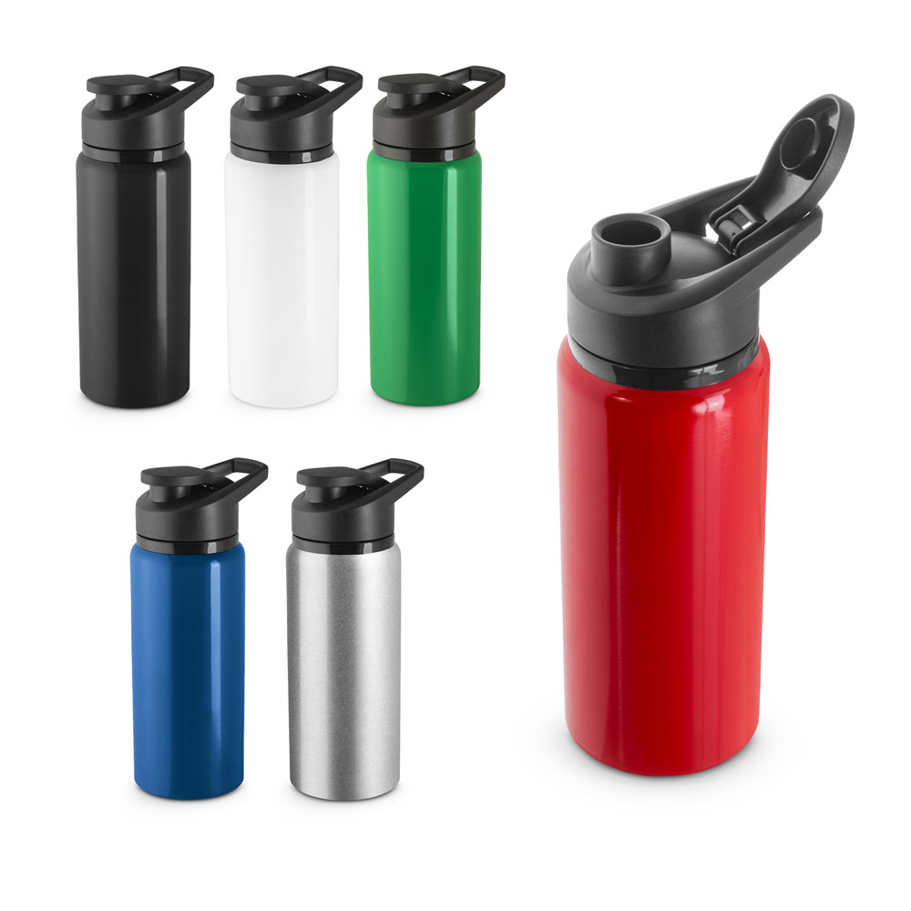 Squeeze esportiva em alumínio 100% reciclado com parede simples (660 mL)