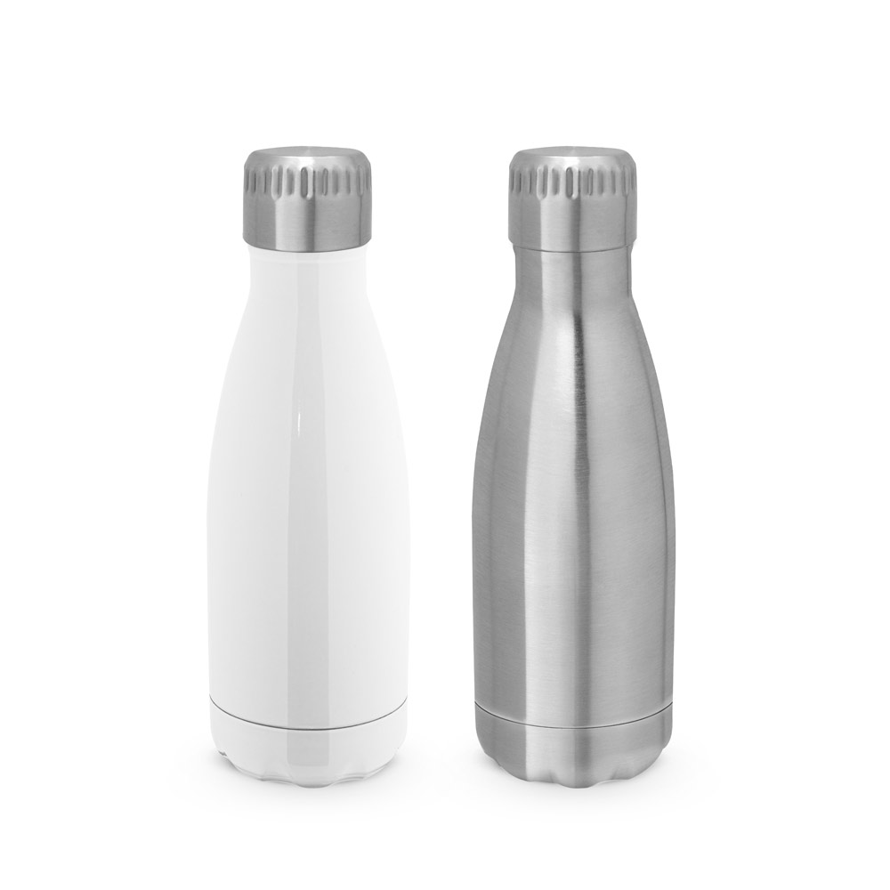 Garrafa térmica para sublimação em aço inox de parede dupla isolada a vácuo (380 mL)