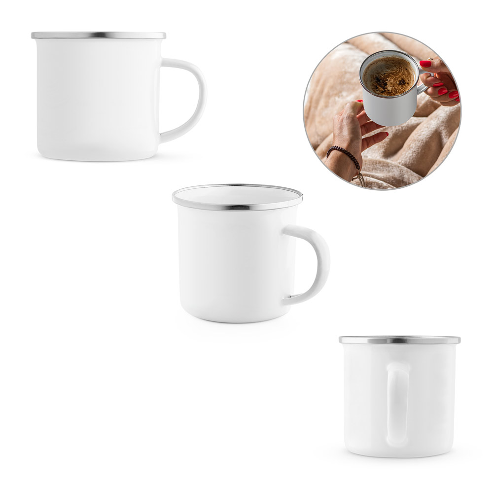 Caneca em esmalte para sublimação (350 mL)