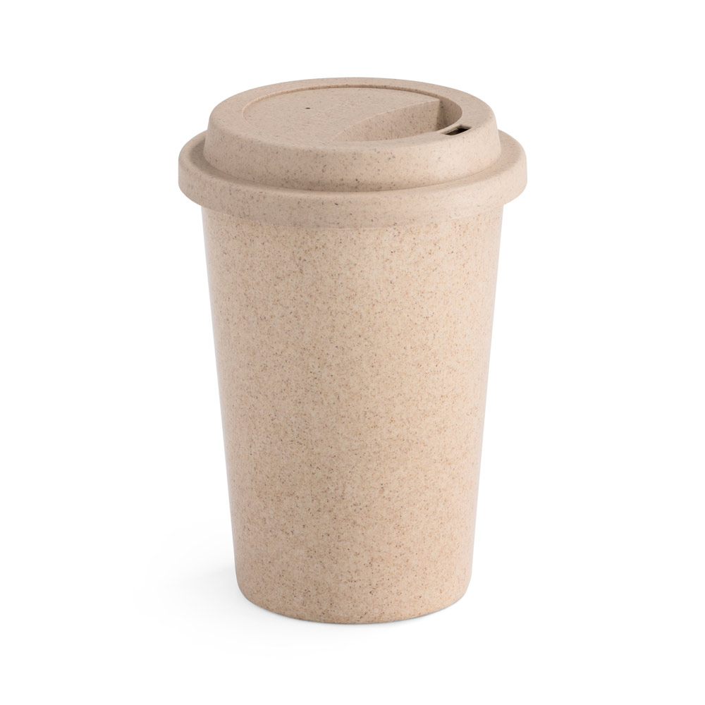 Copo para viagem em fibra de bambu (60%) e PP (40%) (450 mL)