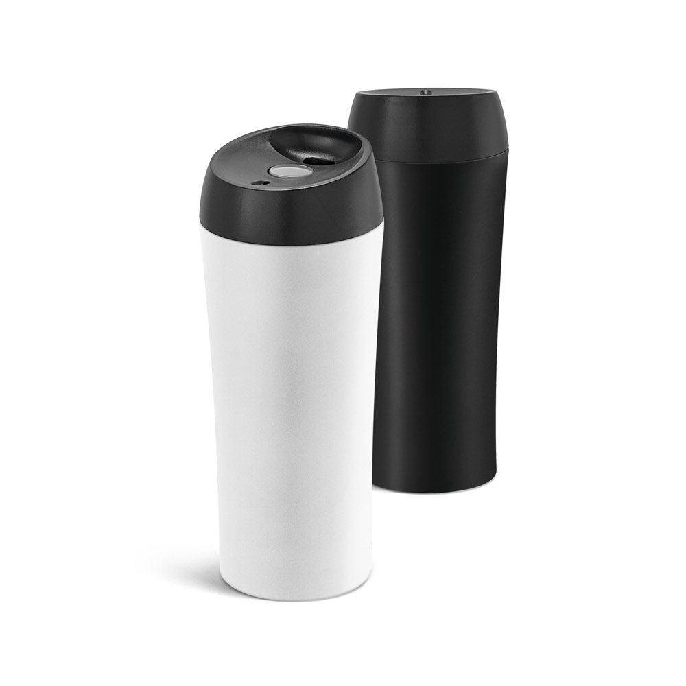 Copo de viagem térmico em aço inox de parede dupla isolada a ar (470 mL)