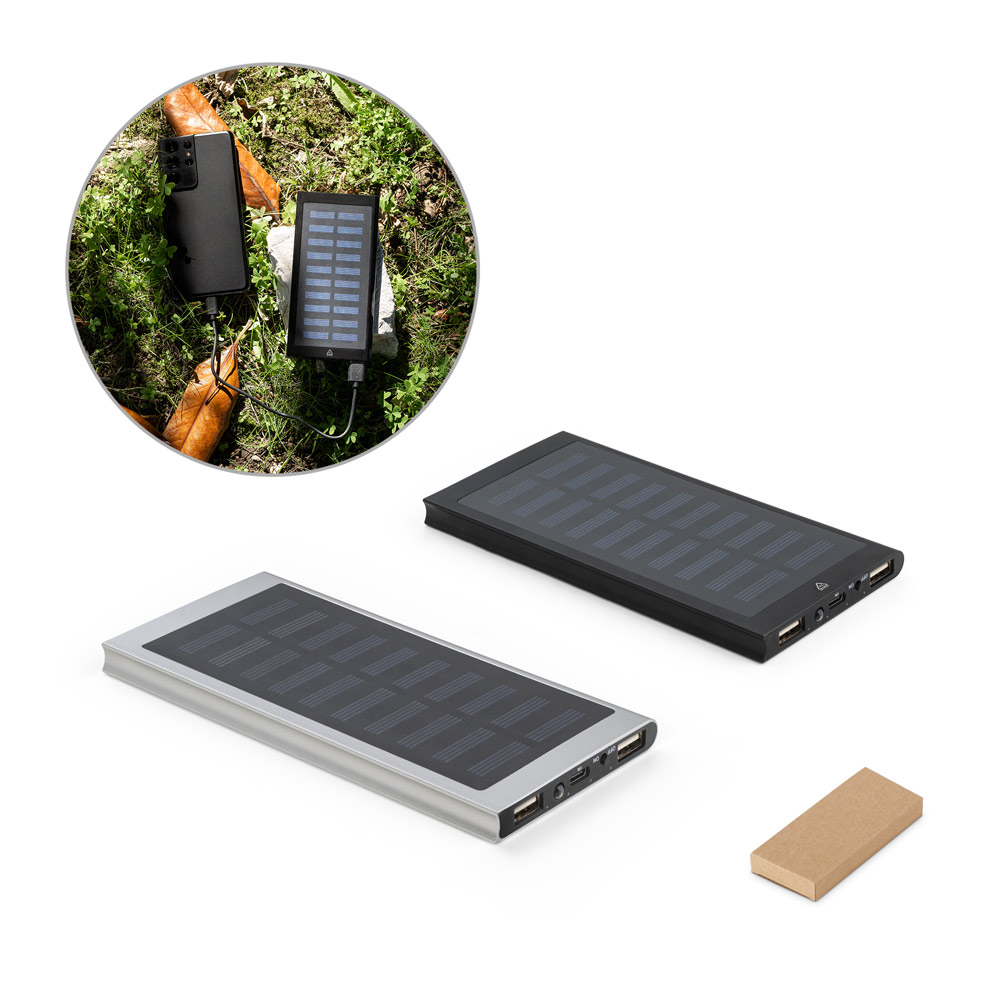 Bateria portátil em alumínio 100% reciclado (8 000 mAh)