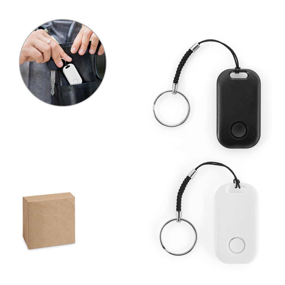 Localizador sem fios com design compacto e leve em ABS