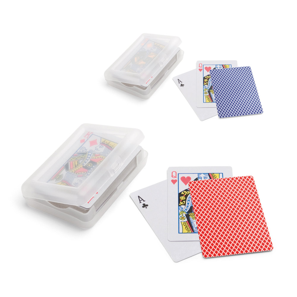 Baralho de 54 cartas em papel plastificado