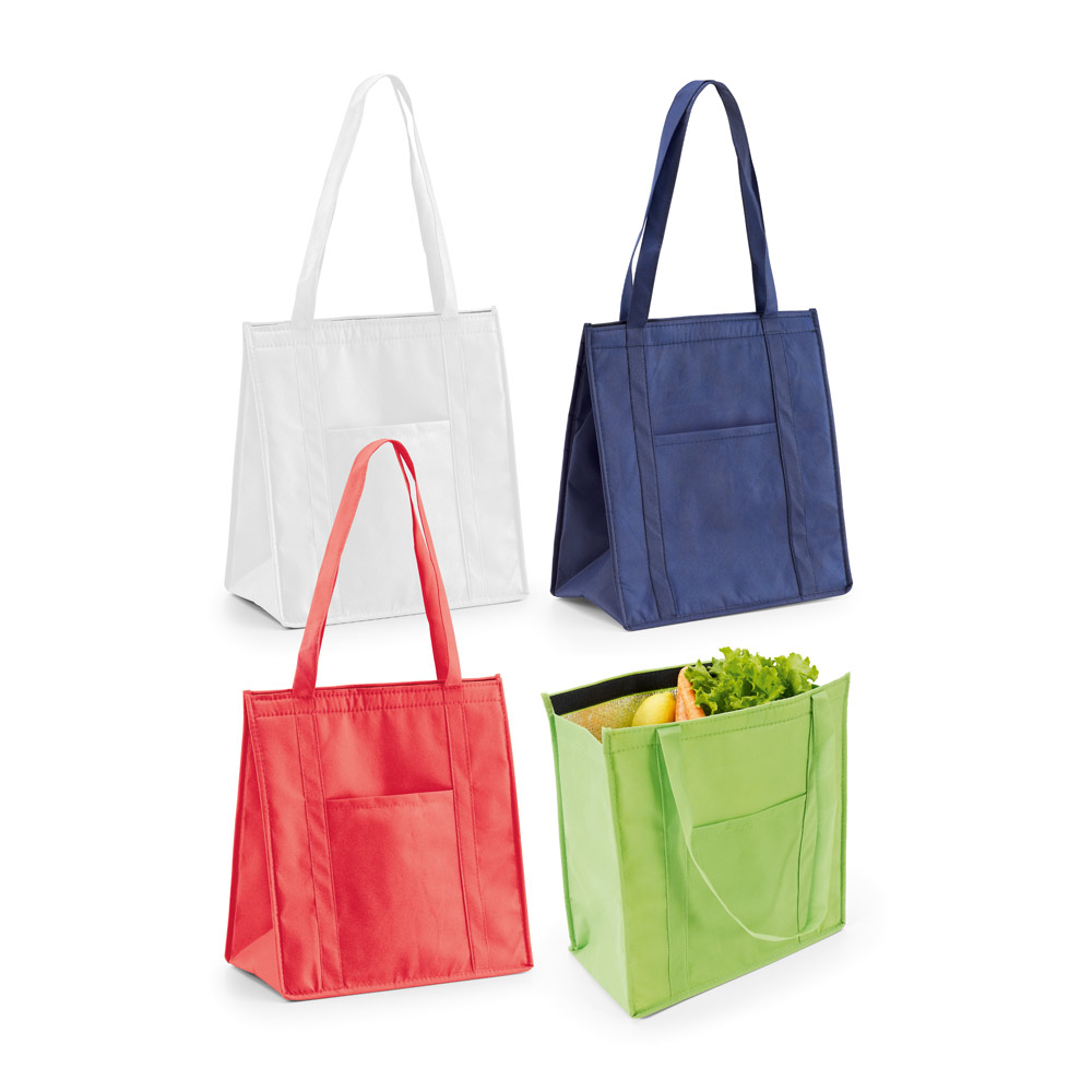 Cooler. Sacola térmica em non-woven (80 g/m²) 10 L