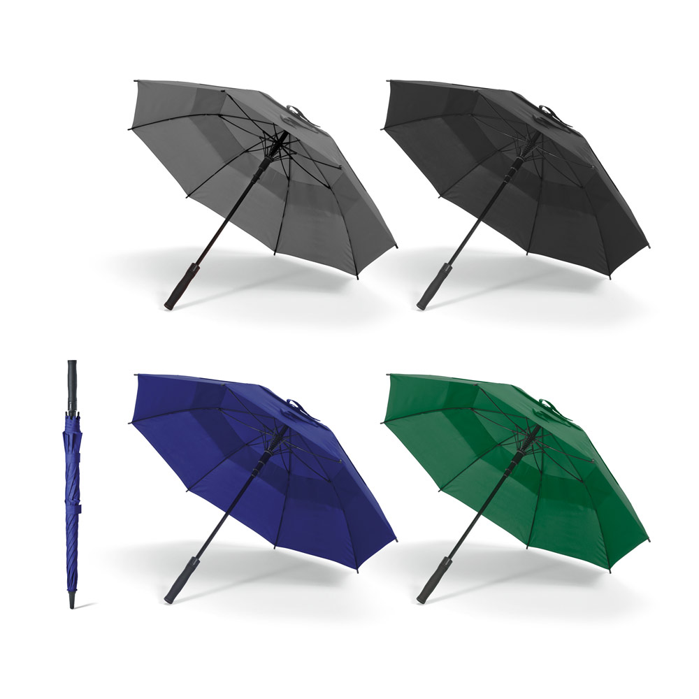 Guarda-chuva em poliéster 100% reciclado 190T com abertura automática