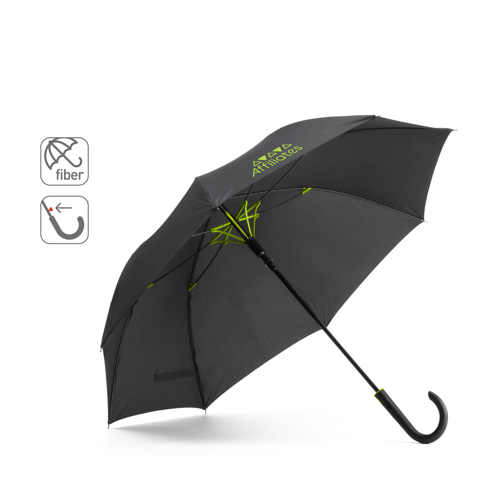 Guarda-chuva em pongee 190T com abertura automática
