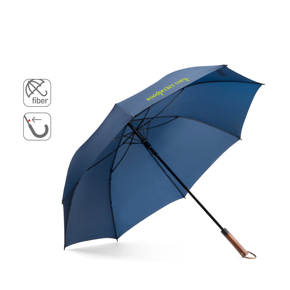 Guarda-chuva de gigante (30") em pongee, ideal para enfrentar condições climáticas adversas